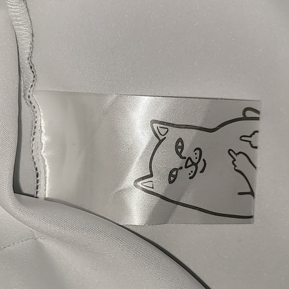 Ripndip. Hoodie. Oversized Medium. Almost neoprene-like material.  Like-new - Picture 11 of 16